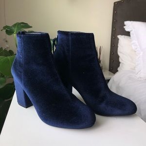 Steve Madden Velvet Booties